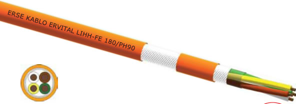 7x1 LIHH FE 180 PH90 Yangın Alarm Kablosu resim1