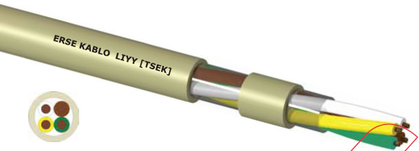 8x1 LIYY Sinyal ve Kontrol Kablosu resim1