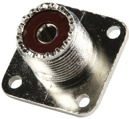 SO-239 UHF Şase Tipi Konnektör Flanşlı resim1