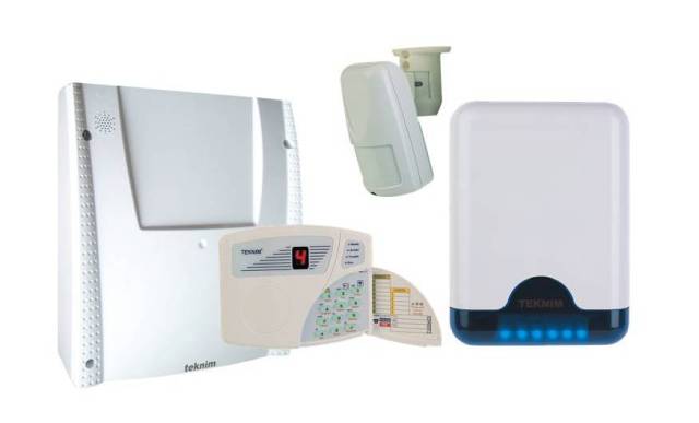 VAP-304 P SET 4+4 Zone Kablolu Alarm Seti (Plastik Kutu) resim1