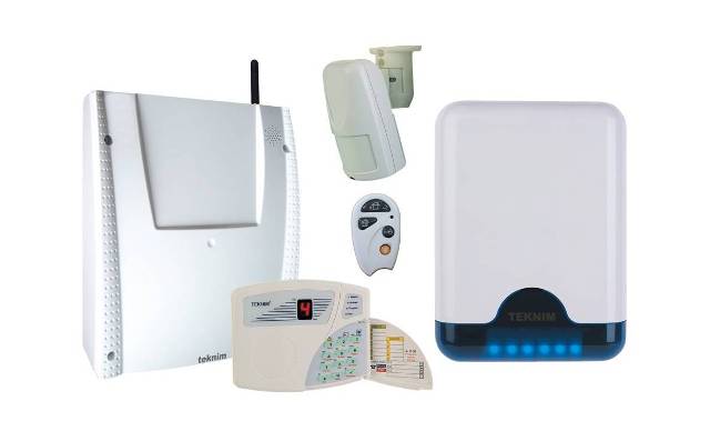 VAP-358L P HYBRID SET 4 Kablolu 4 Kablosuz Zone, Kumandalı Alarm Seti (Plastik Kutu) resim1