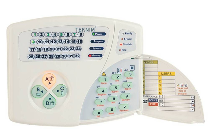 VPC-132 KEYPAD 32 Zone Led Keypad resim1